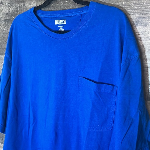 Blue Duluth Long Tail Short Sleeve T-Shirt - Picture 2 of 4